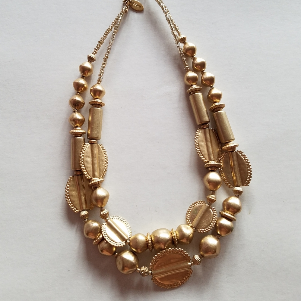 Chico's gold tone necklace
